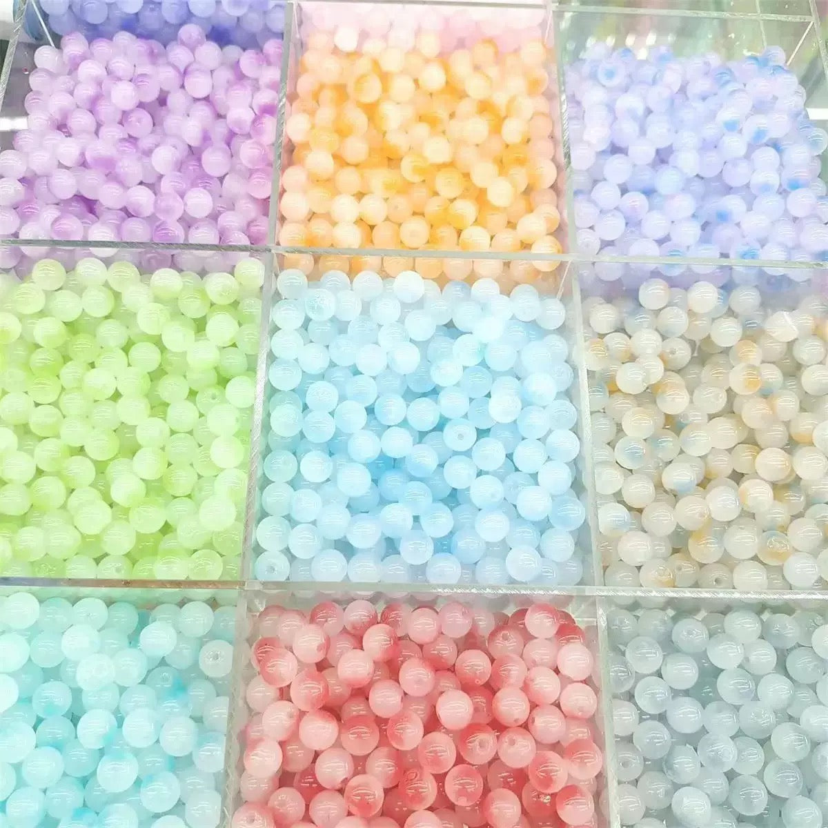 D-05 Colorful Glass Beads (1spoon(by duck