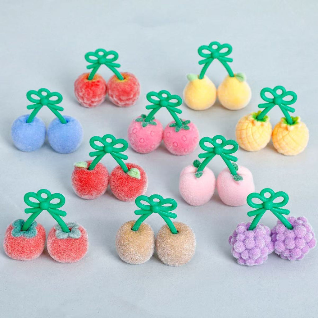 D-08 Fluffy Pile Fruit Twins (10styles