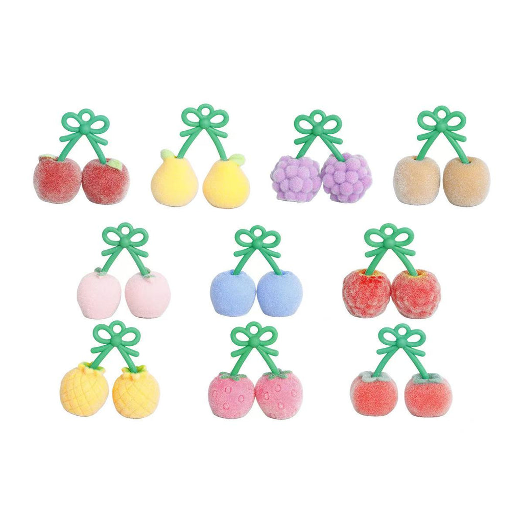 D-08 Fluffy Pile Fruit Twins (10styles