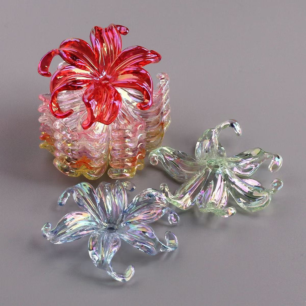 C-27 Flower-de-luce Big Beads (3pcs/bag(by duck