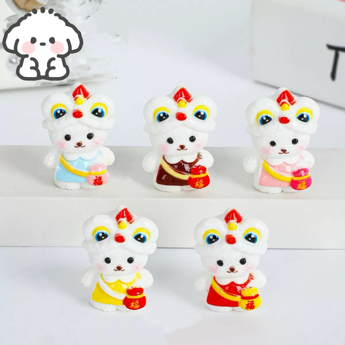 D-20 colorful luck puppy (3pcs/bag(by duck