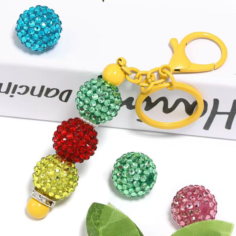 C-45 18mm Diamond Beads for pen (3pcs/bag(by duck