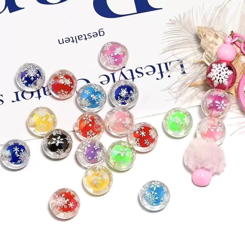 A-(New) C-02 Snowflake 16mm Beads(3pcs/bag(by duck