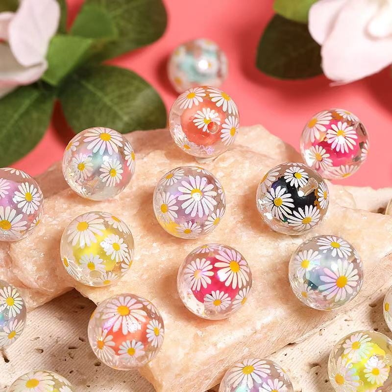 C-11 Daisy Flower Beads (3pcs/bag(by duck